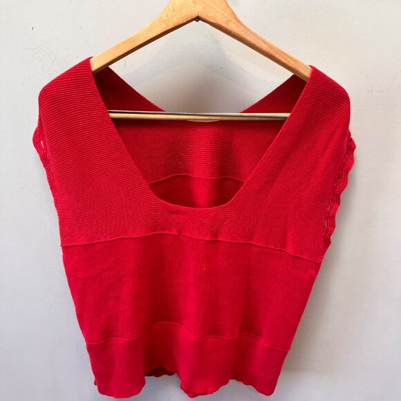 Wrap London Organic Cotton Crochet-trim vest - Size. 10 - Picture 7 of 7